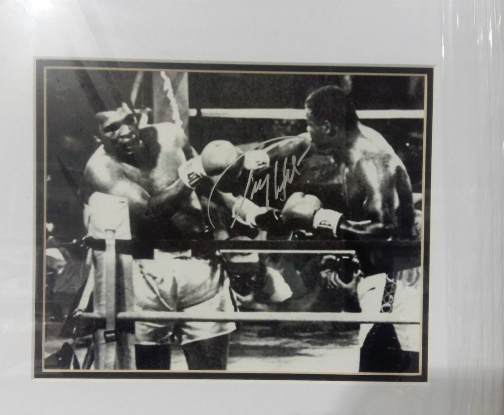 Framed Muhammad Ali, Ken Norton Larry Holmes and Signed Photo Legend RARE COA