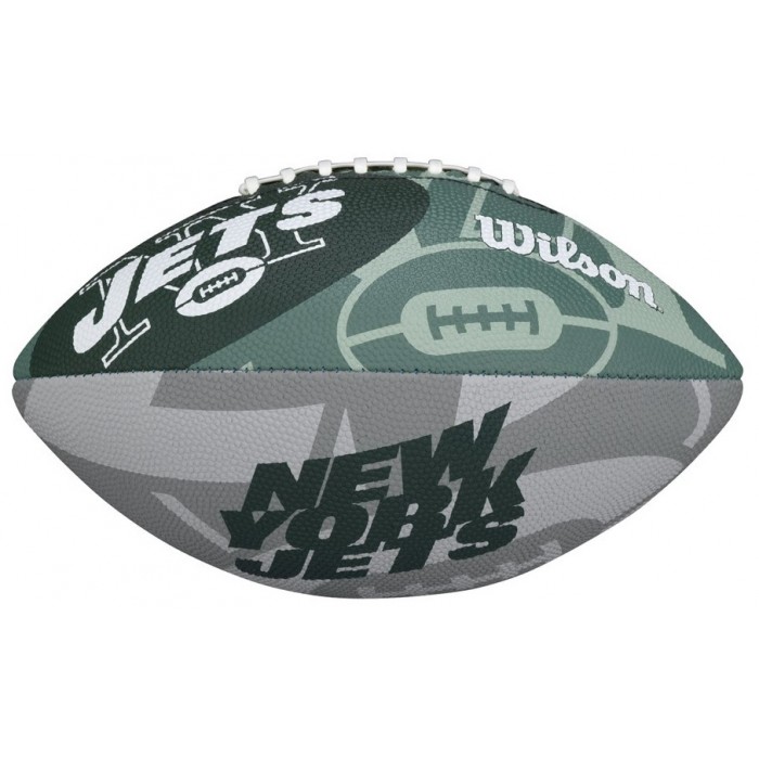 New York Jets Wilson Team Logo Junior American Football