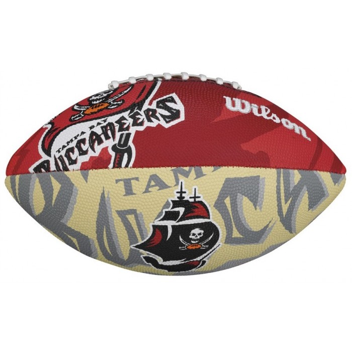 Wilson NFL Team Logo Composite Football Tampa Bay Buccaneers