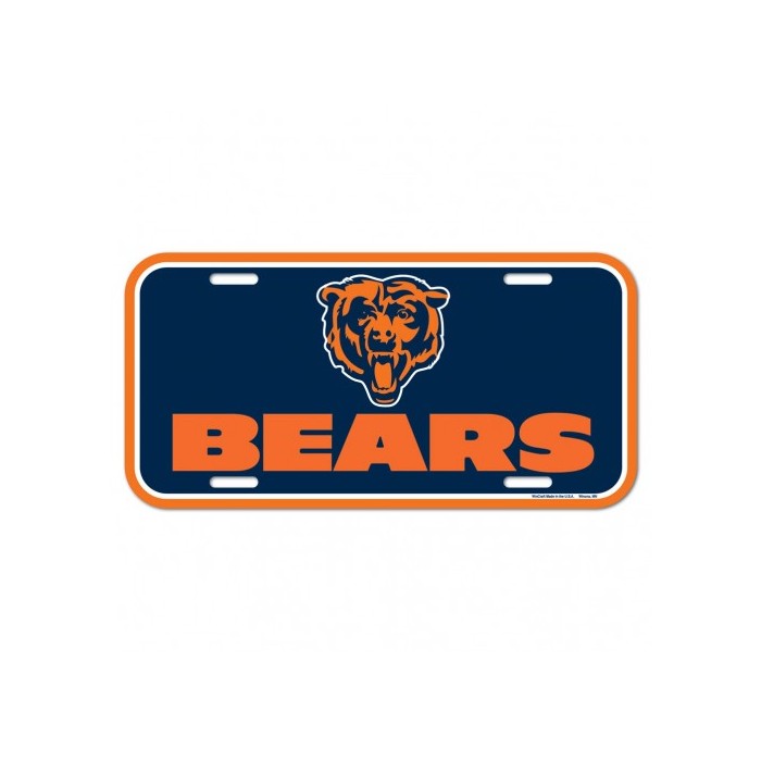 Lids Chicago Bears WinCraft Chrome Color License Plate Frame