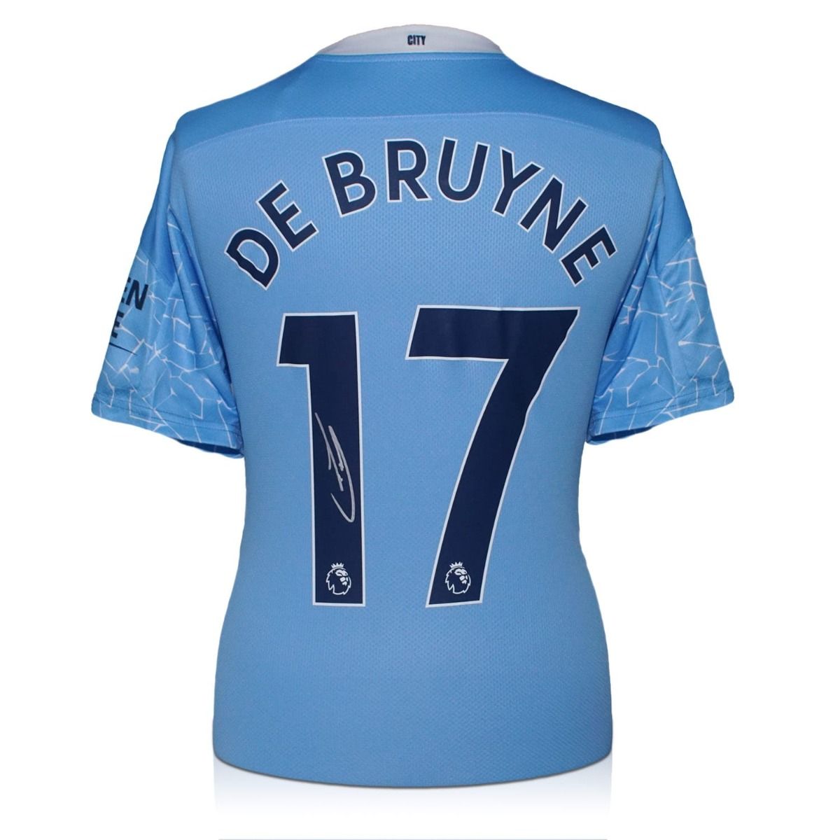 Kevin De Bruyne Signed Manchester City Football Shirt | Gold Star ...