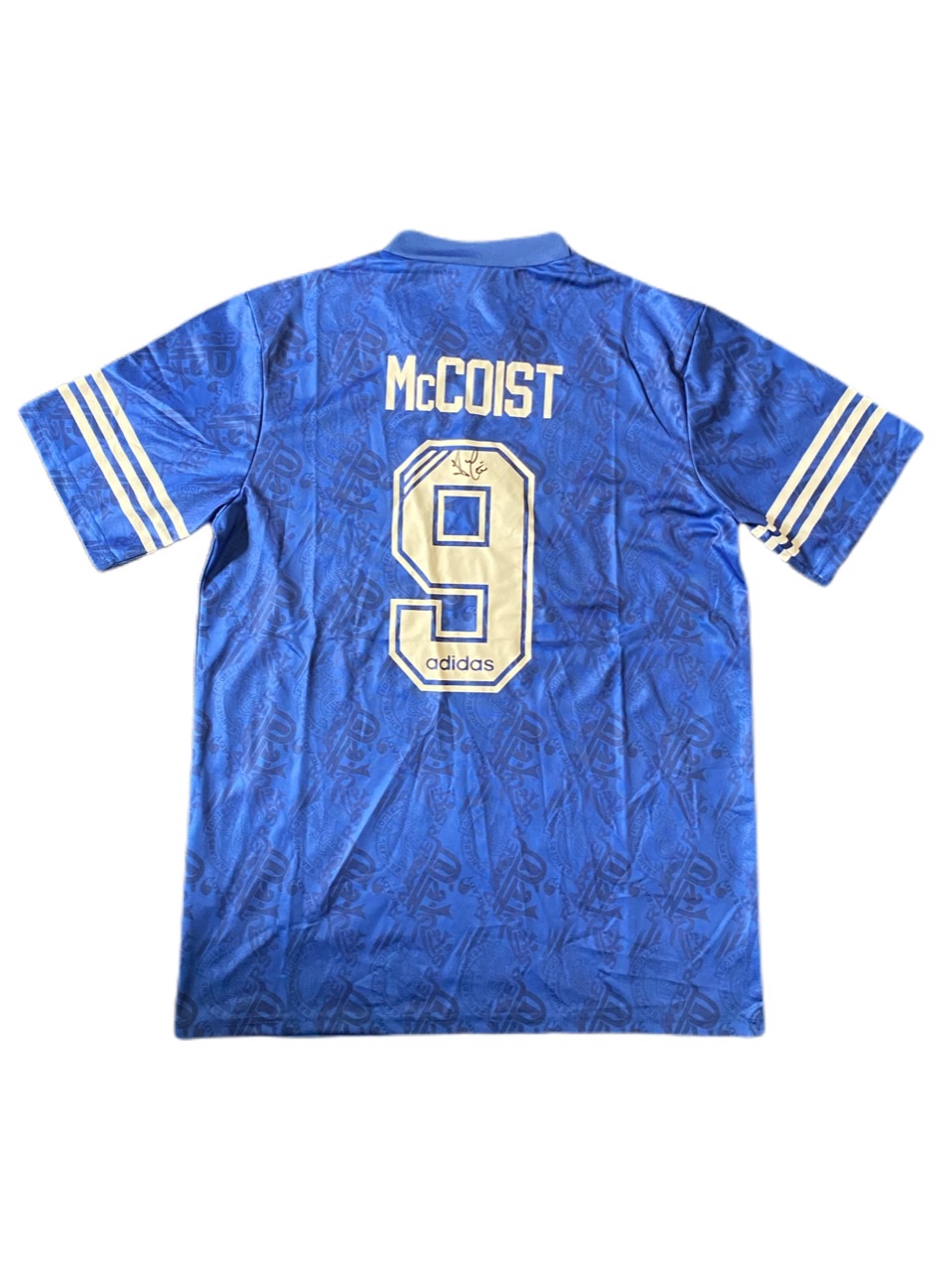 Ally McCoist Signed Rangers Football Shirt 1994/1996 Number 9