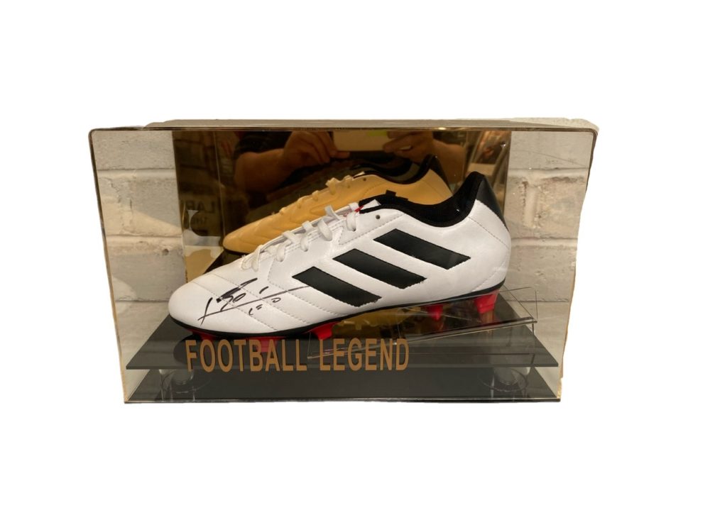 Lionel Messi Signed Football Boot In a Case