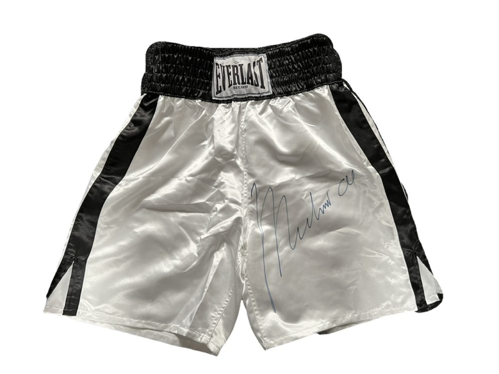 Muhammad Ali Signed Boxing Shorts/Trunks (XL Signature)