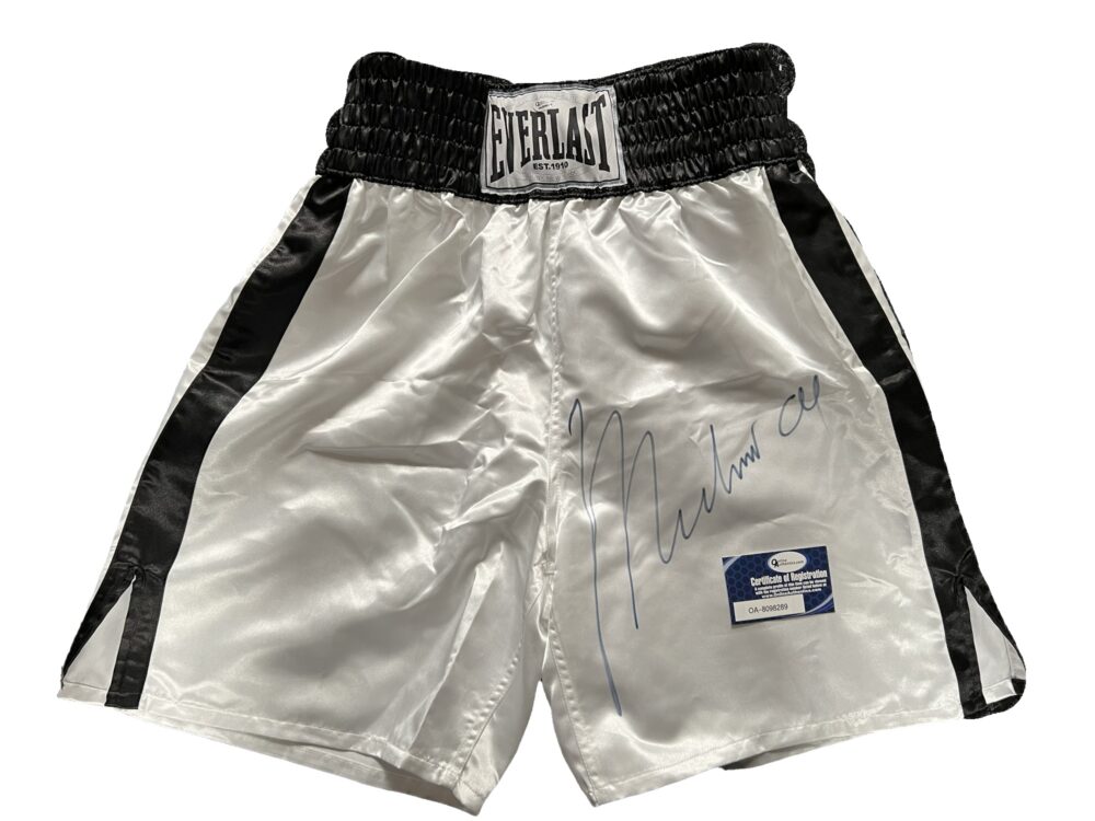 Muhammad Ali Signed Boxing Shorts/Trunks (XL Signature) - Image 2