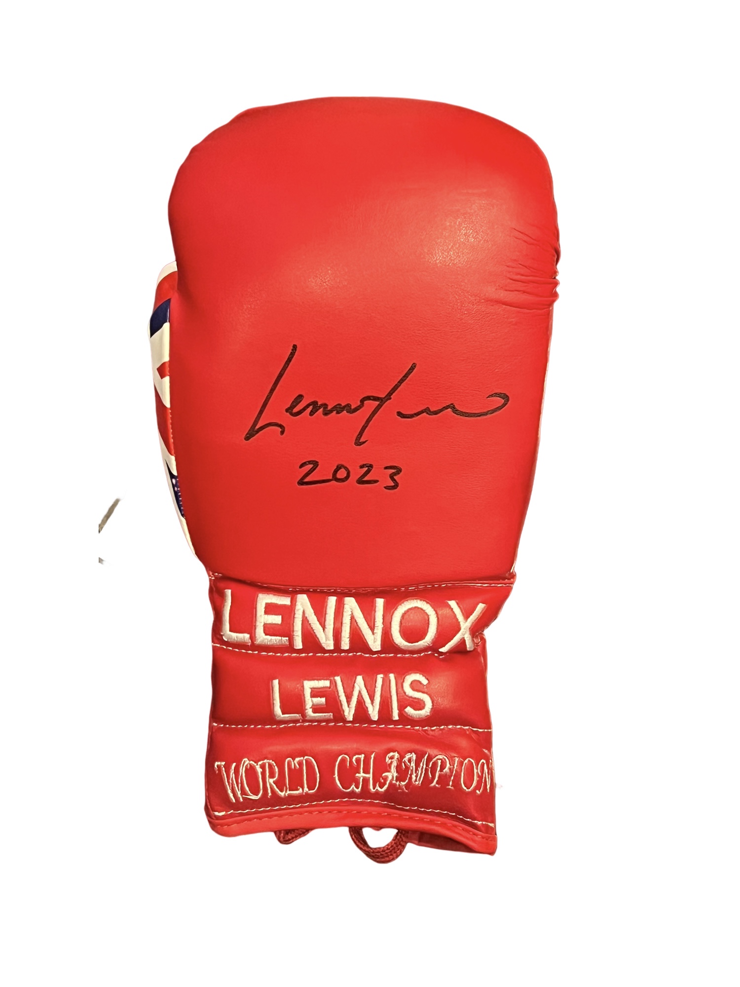 Joe Louis Autographed Mini Boxing gloves (collectible)