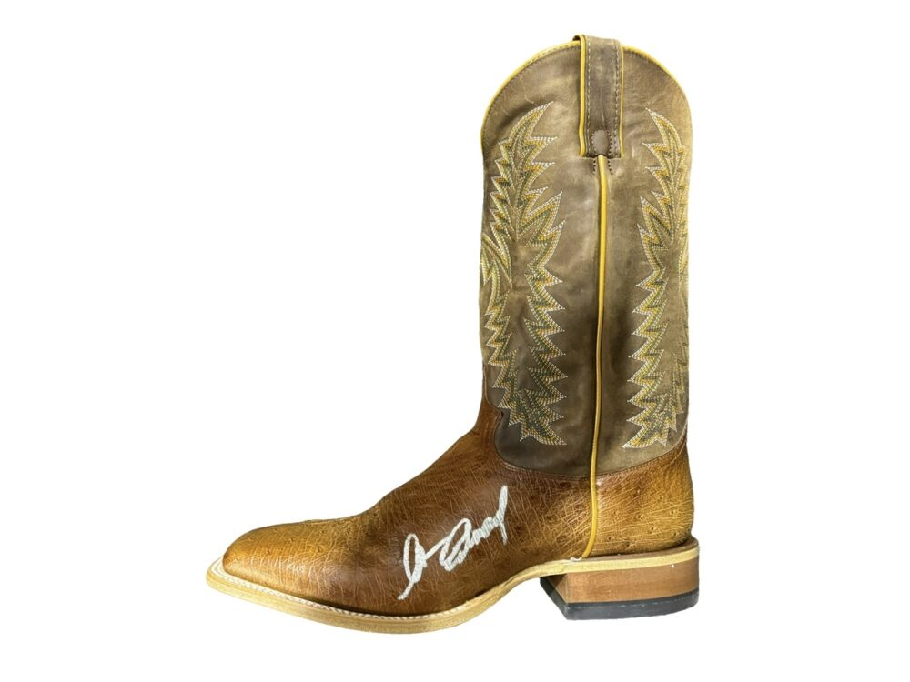 Clint Eastwood Hand Signed Cowboy Boot With COA (A004115)