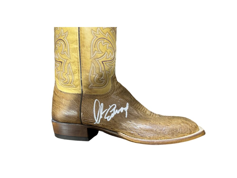 Clint Eastwood Hand Signed Cowboy Boot With COA (A004117) - Image 2