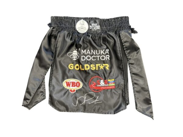 Joseph Parker Hand Signed Fight Replica Boxing Shorts/Trunks