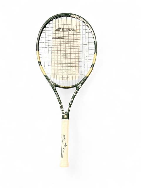 Carlos Alcaraz Hand Signed Babolat Evoke 102 Wimbledon Edition Tennis Racket
