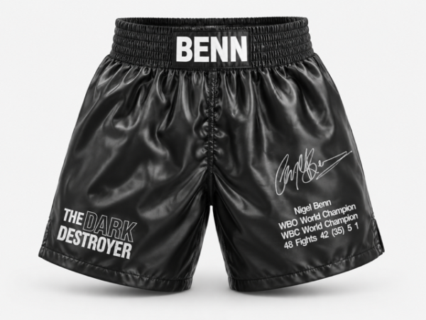 Nigel Benn Hand Signed Shorts